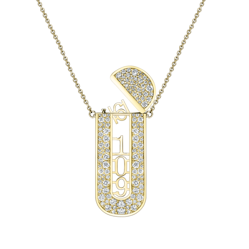 Колье-трансформер с бриллиантами