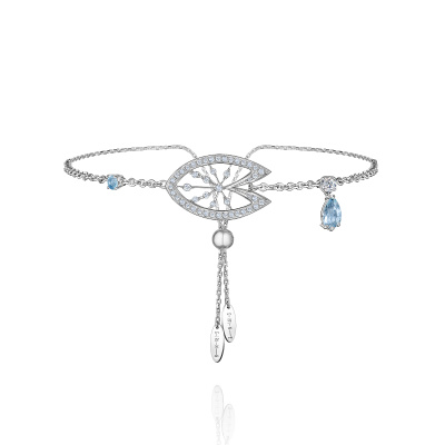 B02-WL-004-3 Браслет (585) (1 Бр Кр-57 0,050Ct 3/5А ,1 Бр Кр-57 0,010Ct 3/5А ,1 Бр Кр-57 0,006Ct 3/5А ,4 Бр Кр-57 0,019Ct 3/5А ,) ШК: 2000000025612
