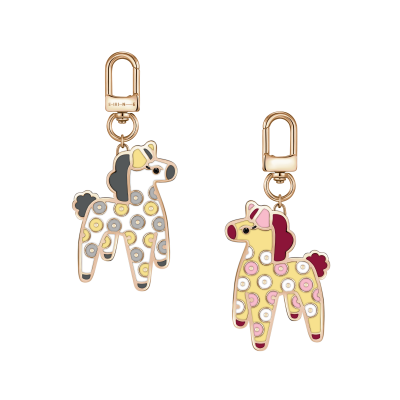 БЗК-3-1 Подвеска на сумку (Фианит ,Эмаль ,Титановый сплав , покрытие: цвет золота 18 кт.) ШК: 2000000060910