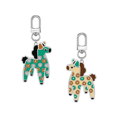 БЗК-1-3 Подвеска на сумку (Фианит ,Эмаль ,Титановый сплав , покрытие: цвет золота 18 кт.) ШК: 2000000060873